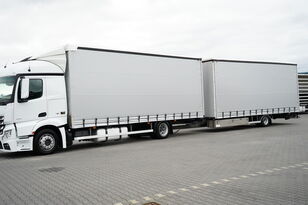 Mercedes-Benz ACTROS / 1830 curtainsider truck + curtain side trailer