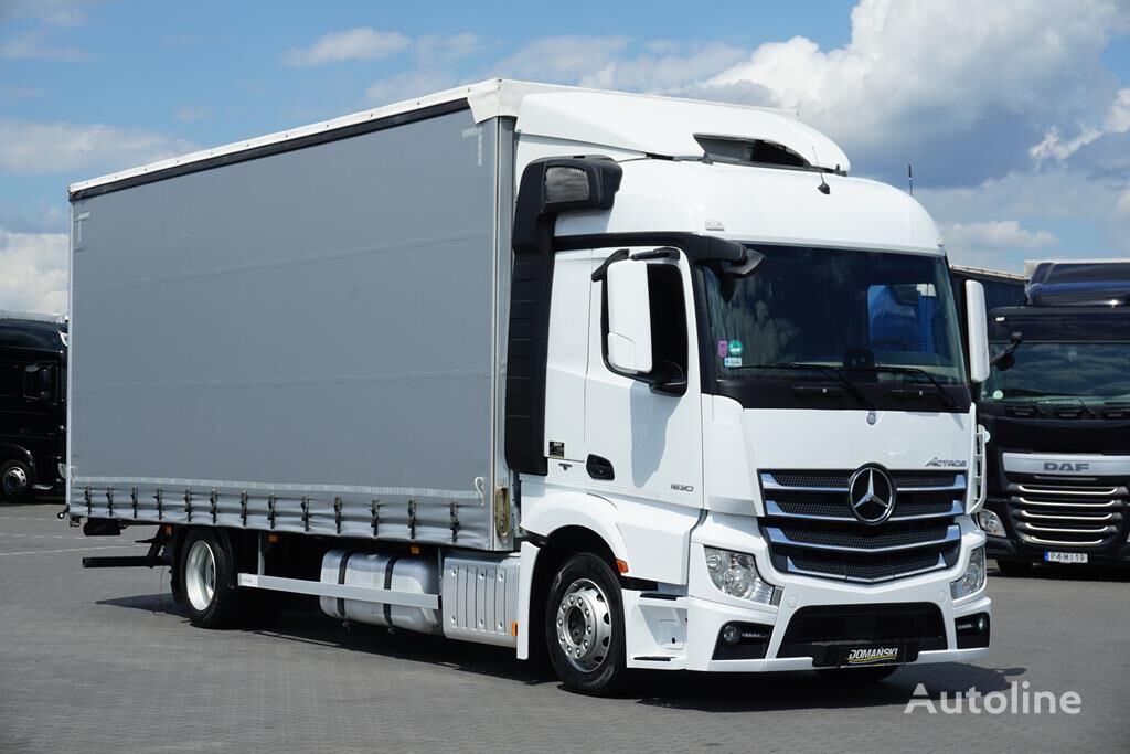 Mercedes-Benz ACTROS / 1830 / ACC / E 6 / FIRANKA / 19 PALET / ŁAD. 8592 KG camión con lona corredera