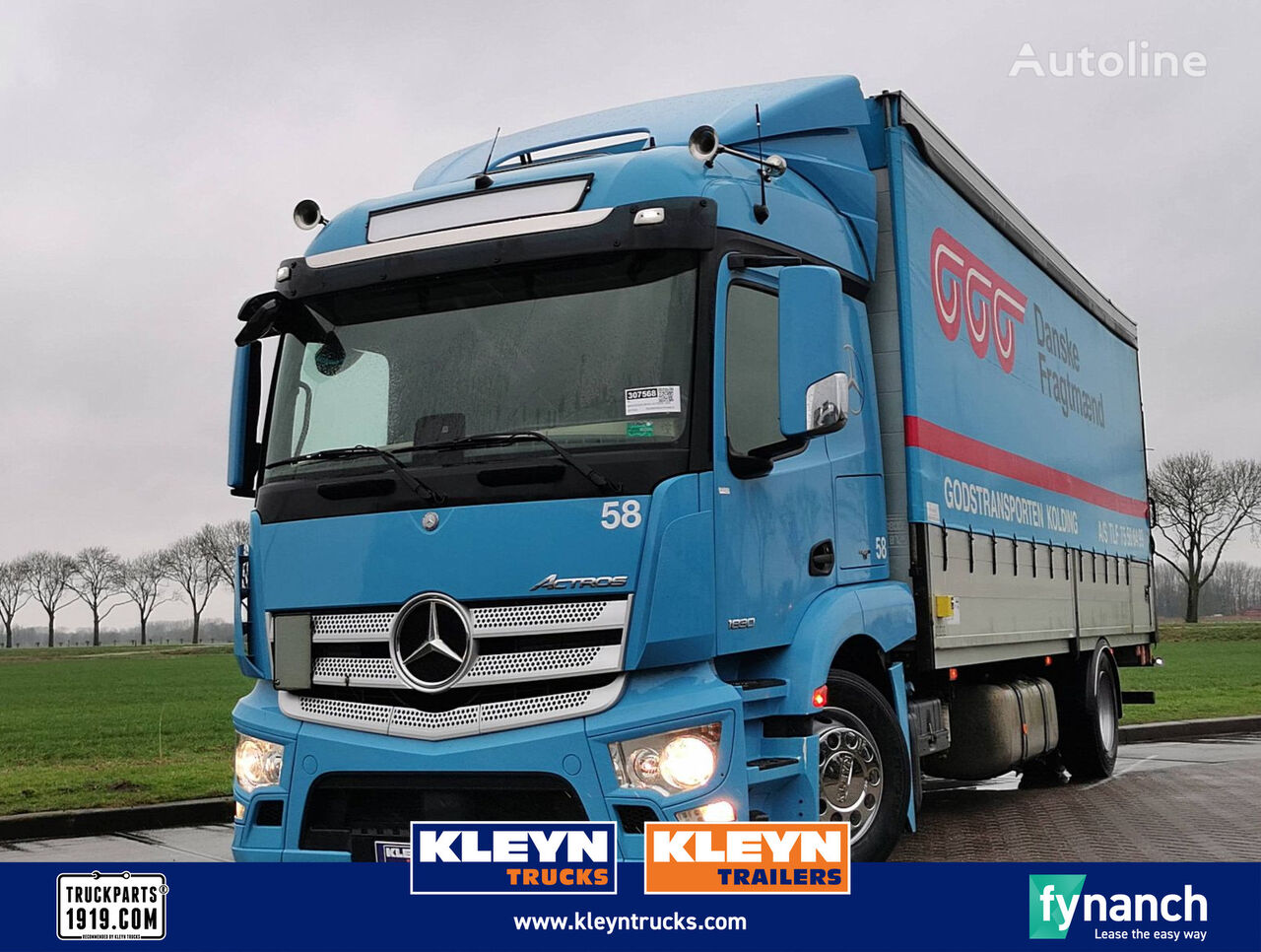 Mercedes-Benz ACTROS 1830 high roof taillift kapellbil