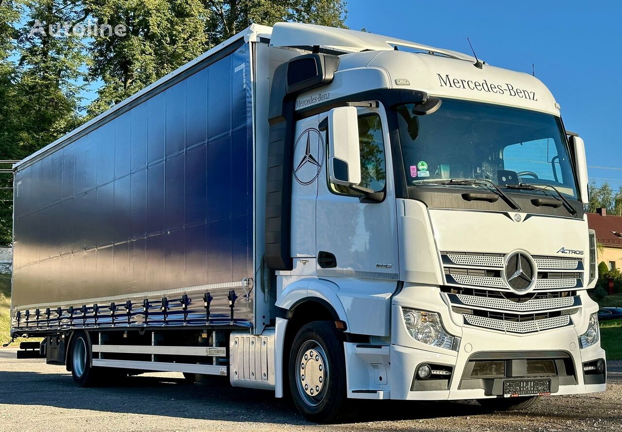 Mercedes-Benz ACTROS 1832 / FIRANKA / 23 EUROPALET / EURO 6 / AUTOMAT  camión con lona corredera