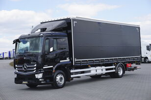 камион со завеса Mercedes-Benz ACTROS / 1835 / ACC / E 6 / FIRANKA + WINDA / 21 PALET / DŁ. 8,4