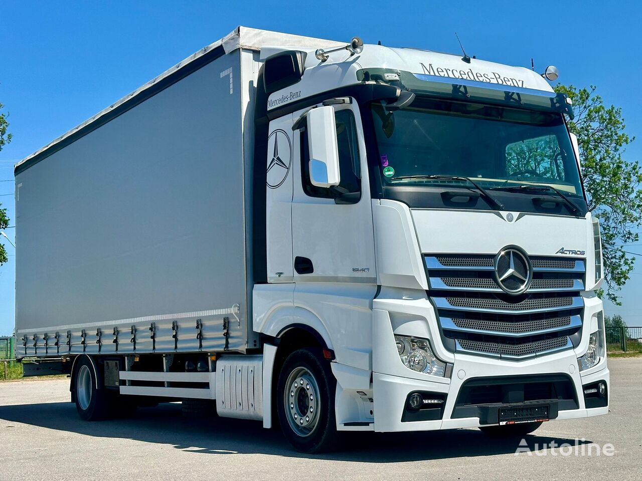 Mercedes-Benz ACTROS 1840 / FIRANKA / 20 EUROPALET / EURO 6 / BIG SPACE  curtainsider truck