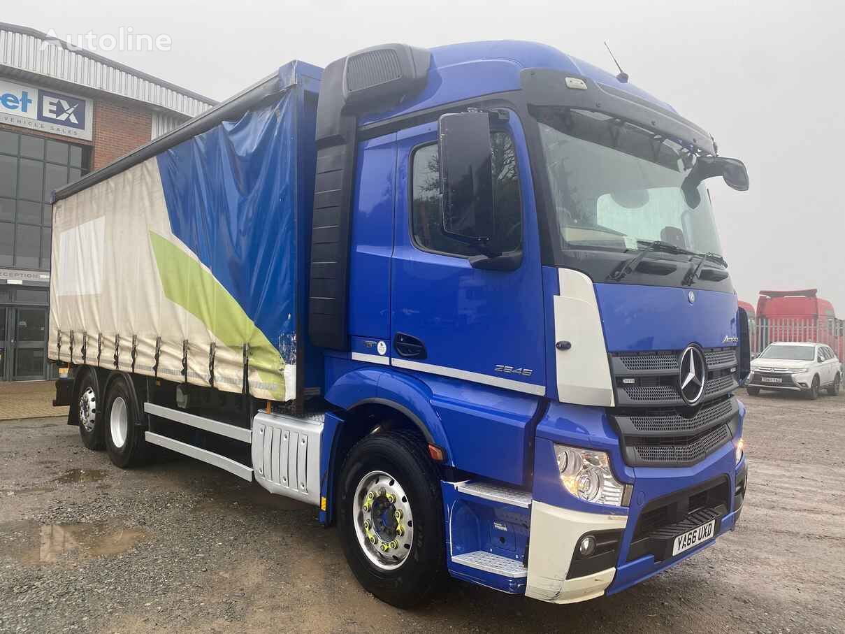 Mercedes-Benz ACTROS 2545  camión con lona corredera