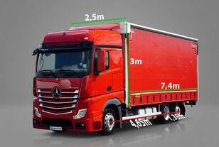 камион со завеса Mercedes-Benz ACTROS 2545