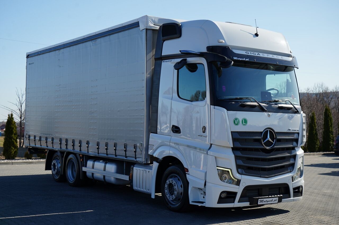 شاحنة ذات أغطية جانبية Mercedes-Benz ACTROS 2545 / SOLÓWKA  / 6X2 / GIGA SPACE /  2020 - Autoline