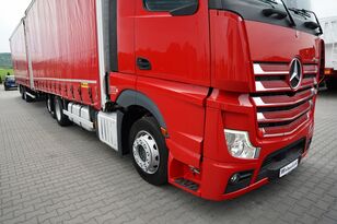 Mercedes-Benz ACTROS 2545 / ZESTAW TANDEM 120 M3 / PRZEJAZDOWY / 6x2 / OŚ PODN curtainsider truck for sale + curtain side trailer - Image 5 | Autoline IN Mercedes-Benz ACTROS 2545 / ZESTAW TANDEM 120 M3 / PRZEJAZDOWY / 6x2 / OŚ PODN curtainsider truck + curtain side trailer | Image 5 - Autoline