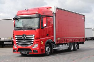 грузовик штора Mercedes-Benz ACTROS 2548 / 6X2 / CURTAINSIDER - 7,36 M / I-PARK COOL / NAVI /