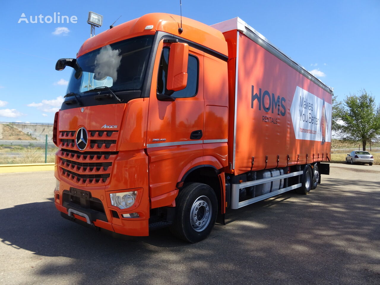 Mercedes-Benz AROCS 25 45 curtainsider truck