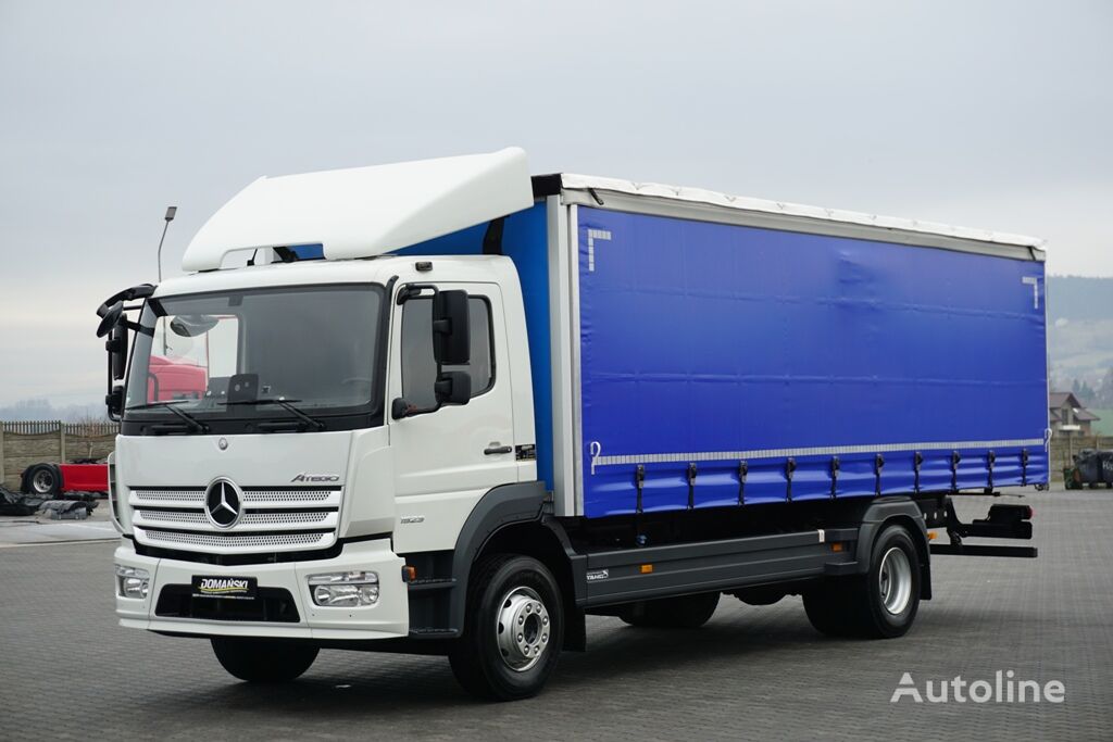 грузовик штора Mercedes-Benz ATEGO / 1523 / ACC / E 6 / FIRANKA / ŁAD. 9170 KG / 18 PALET