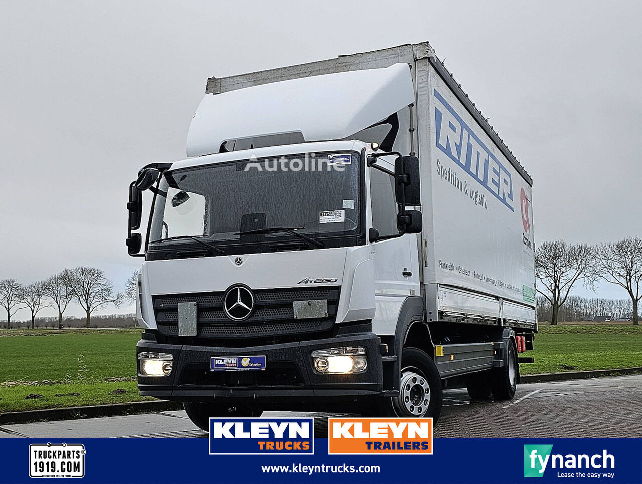 Mercedes-Benz ATEGO 1623 L AIRCO LIFT 184TKM curtainsider truck for sale | Autoline NG Mercedes-Benz ATEGO 1623 L AIRCO LIFT 184TKM curtainsider truck - Autoline