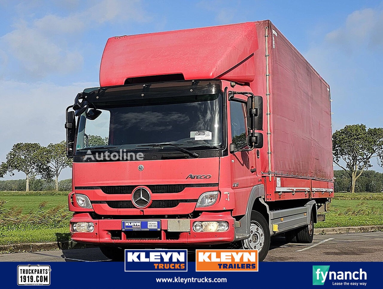Camião com lona deslizante Mercedes-Benz ATEGO 818 a venda | Autoline BR Camião com lona deslizante Mercedes-Benz ATEGO 818 - Autoline
