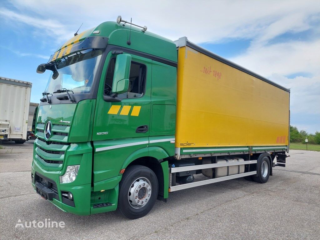 شاحنة ذات أغطية جانبية Mercedes-Benz Actros 1836L 4x2