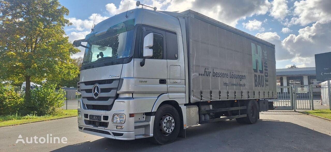 Mercedes-Benz Actros 1846 Plane kayar perdeli kasalı kamyon + perdeli römork