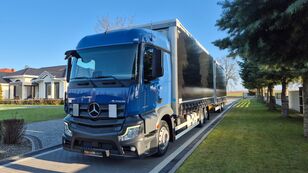 Mercedes-Benz Actros 2536 curtainsider truck + curtain side trailer