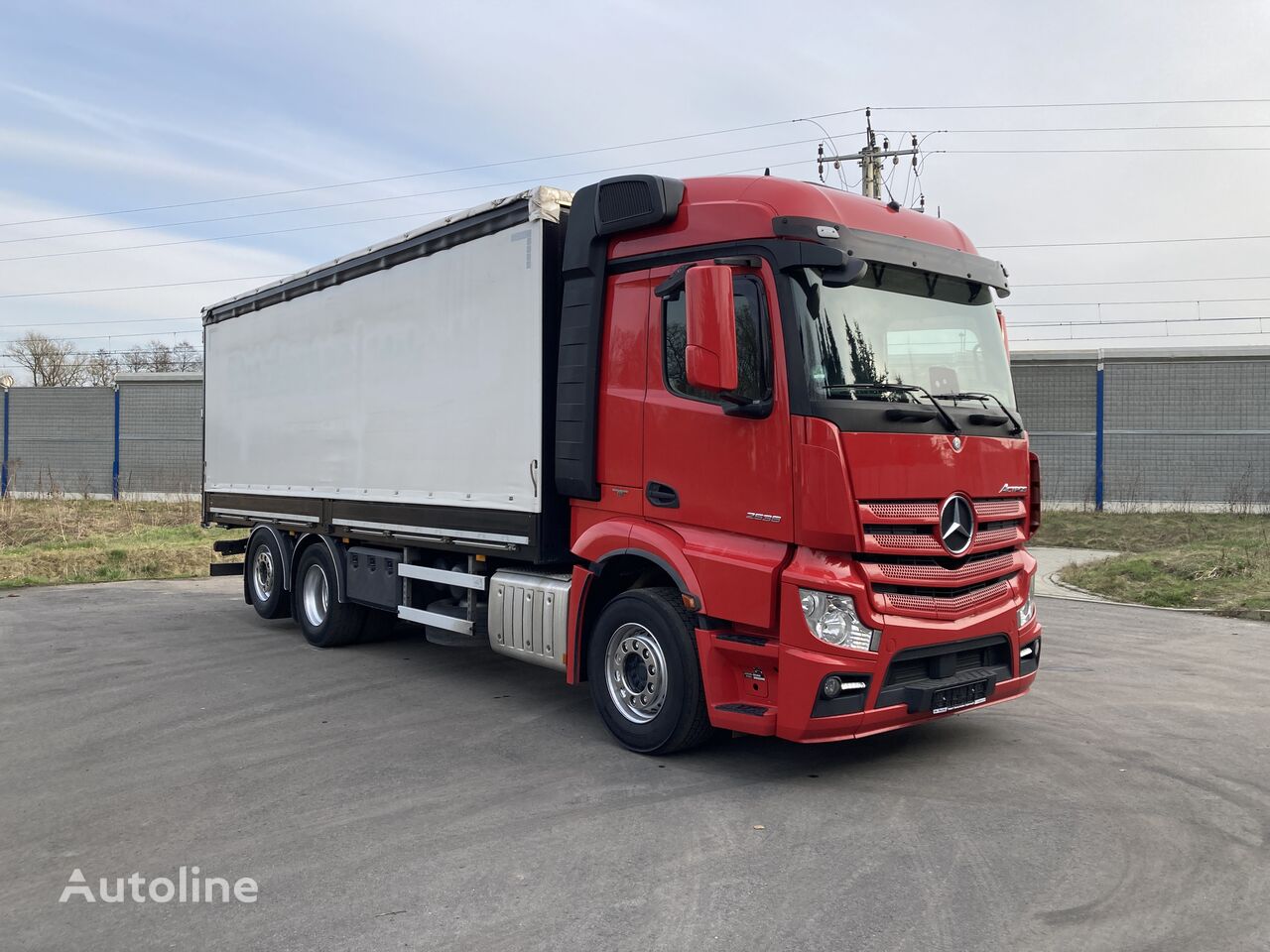 брезентов камион Mercedes-Benz Actros 2536 Euro6