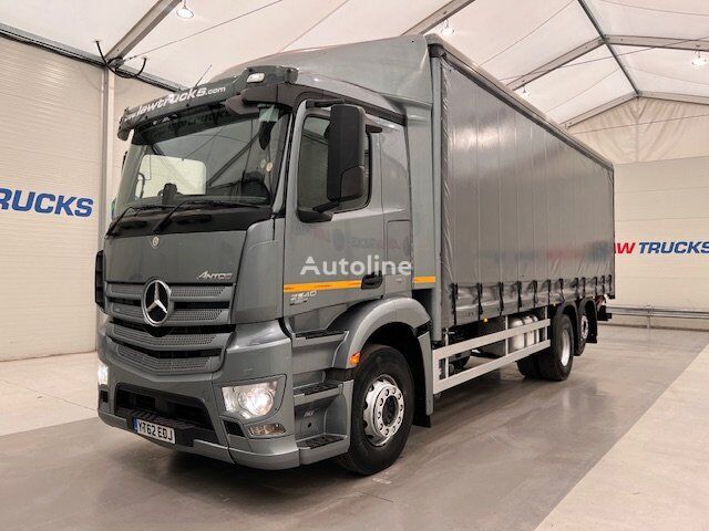 شاحنة ذات أغطية جانبية Mercedes-Benz Actros 2540 6x2 Rear Lift Curtainsider