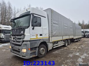 شاحنة ذات أغطية جانبية Mercedes-Benz Actros 2541 6x2 + مقطورة ستارة