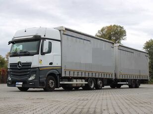 شاحنة ذات أغطية جانبية Mercedes-Benz Actros 2542 + مقطورة ستارة