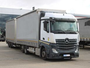 Mercedes-Benz Actros 2542 curtainsider truck + curtain side trailer