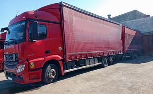 camion rideaux coulissants Mercedes-Benz Actros 2543L + remorque rideaux coulissants