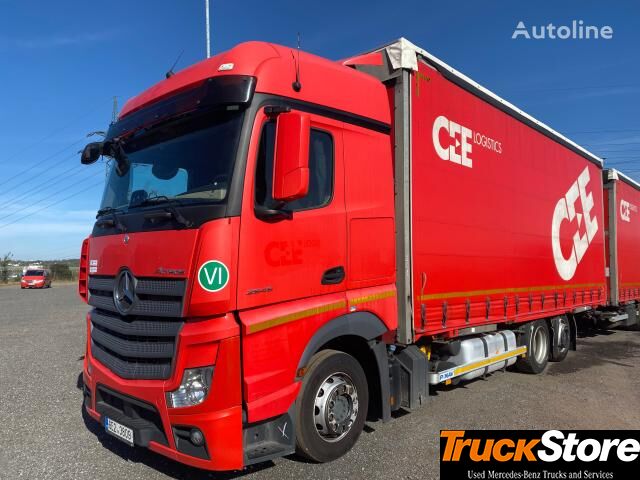 Mercedes-Benz Actros 2545 6x2 camión con lona corredera