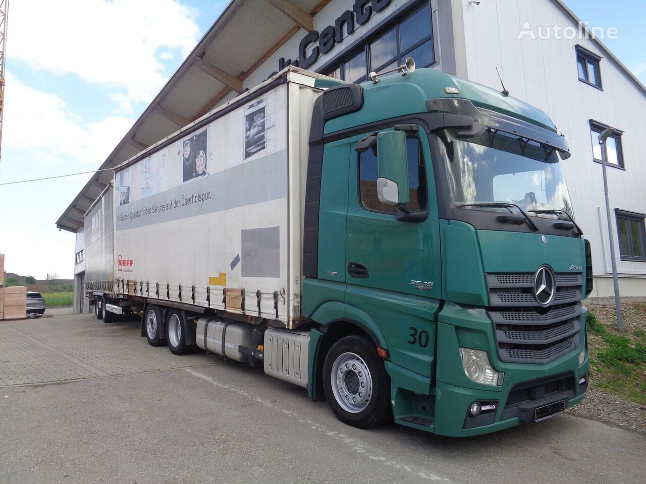 camion rideaux coulissants Mercedes-Benz Actros 2545 Jumbo / 2x Bett / Klimaautom