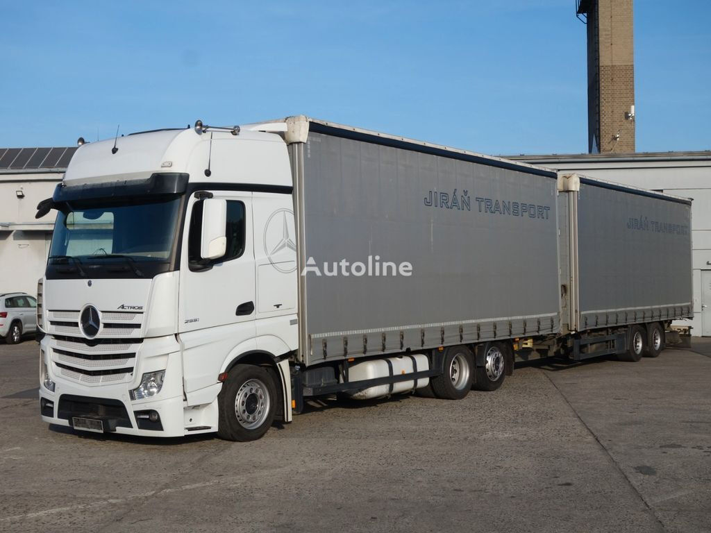 грузовик штора Mercedes-Benz Actros 2551 + прицеп штора