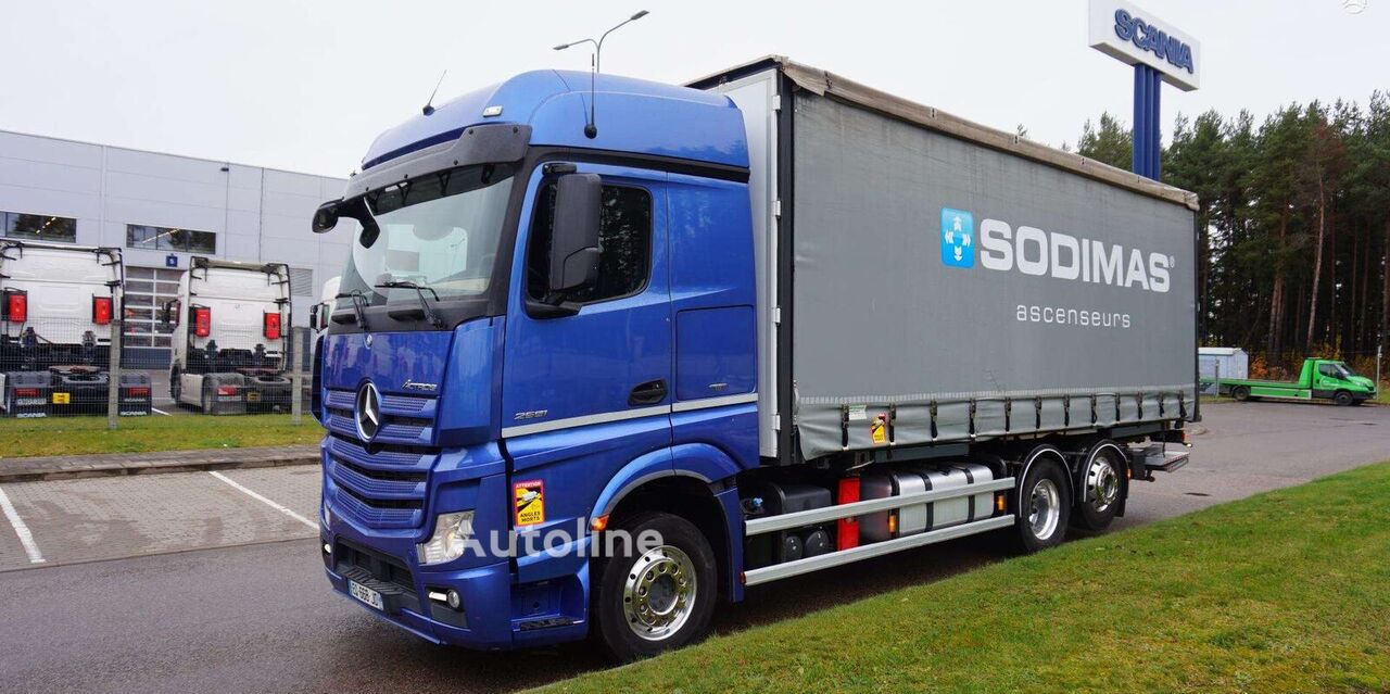 Mercedes-Benz Actros 2551 curtainsider truck for sale | Autoline  Mercedes-Benz Actros 2551 curtainsider truck - Autoline