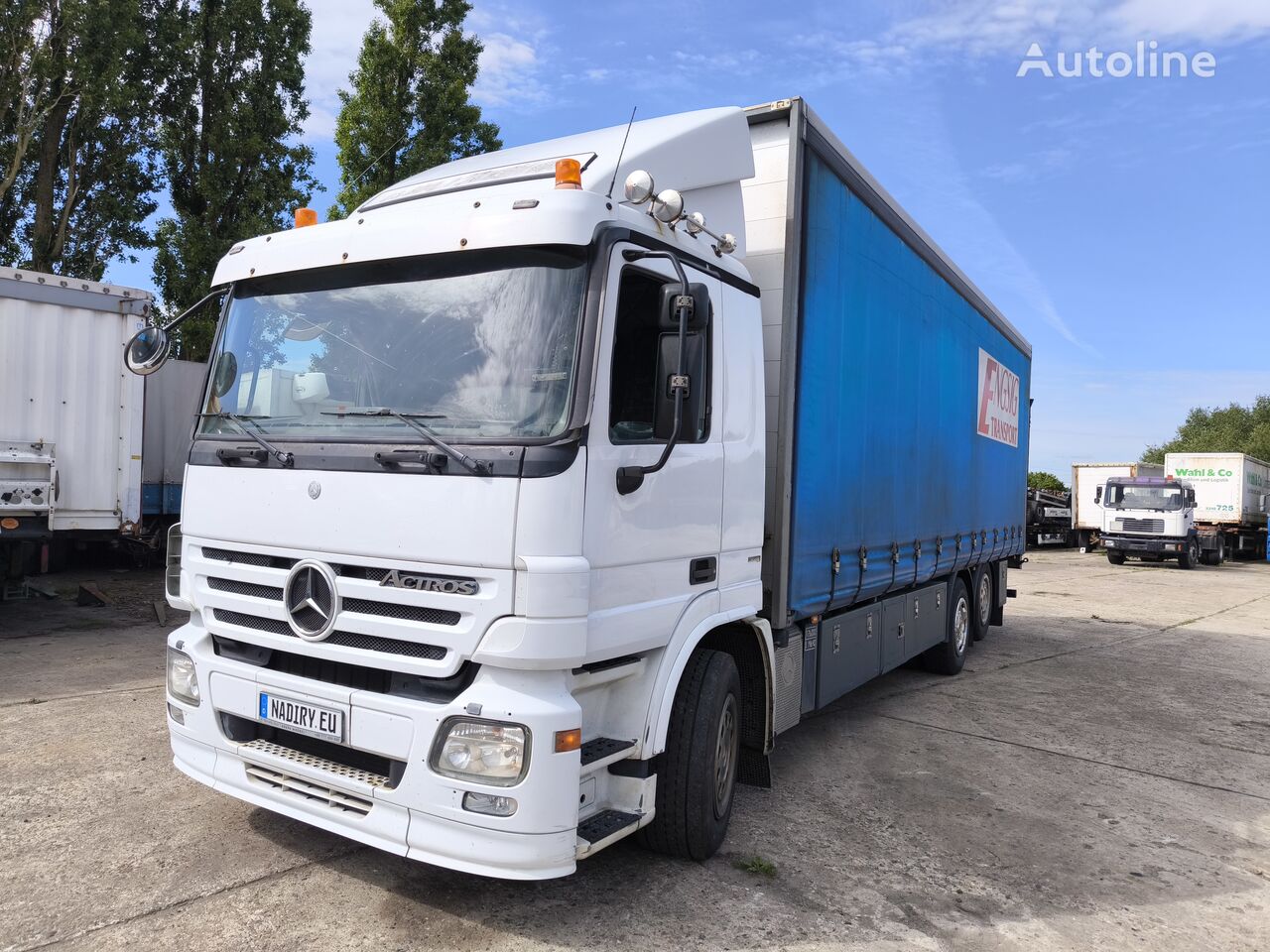 Mercedes-Benz Actros MP2 2536/41-44-46-48-35 kayar perdeli kasalı kamyon