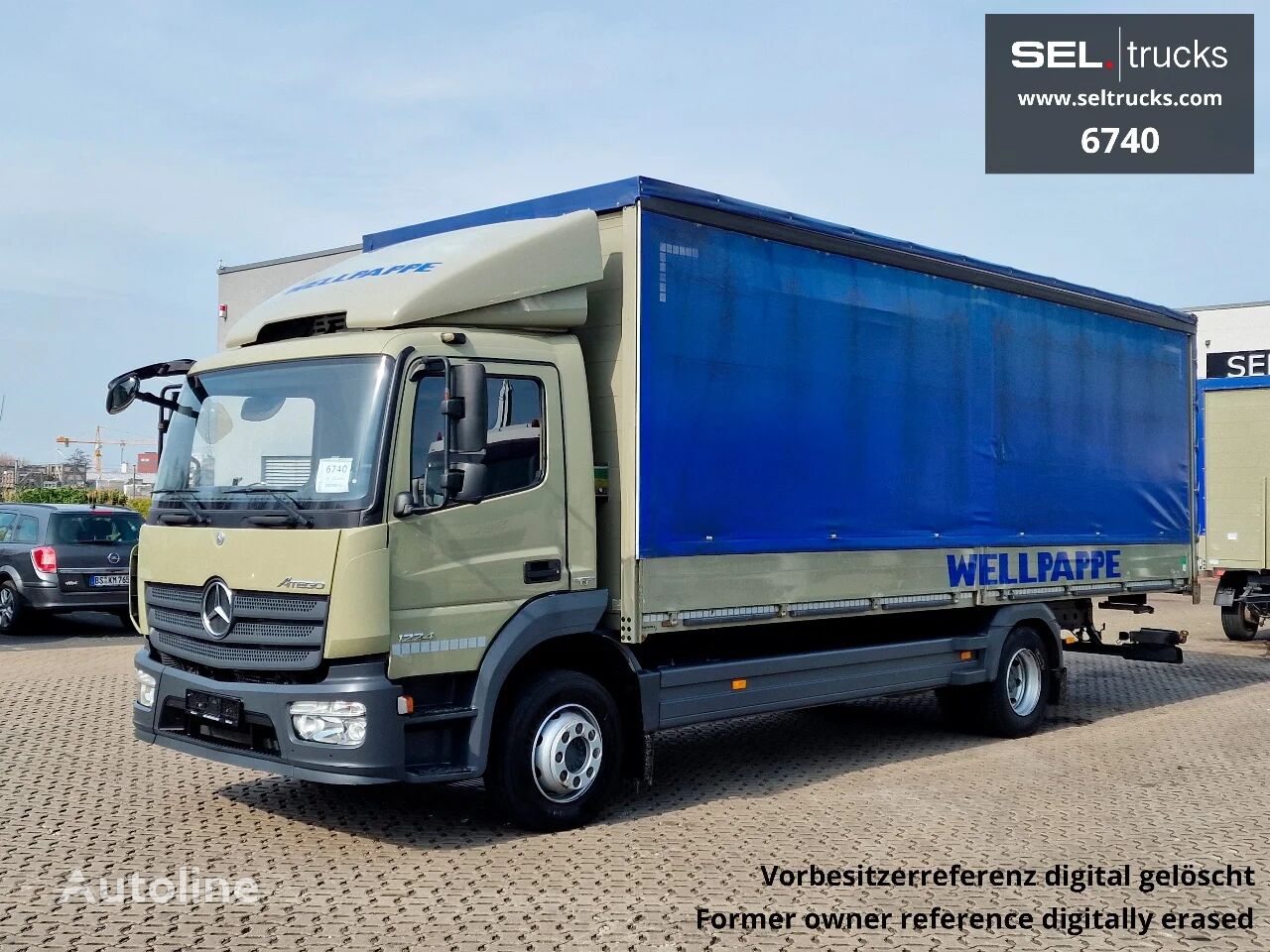 Mercedes-Benz Atego 1224 curtainsider truck