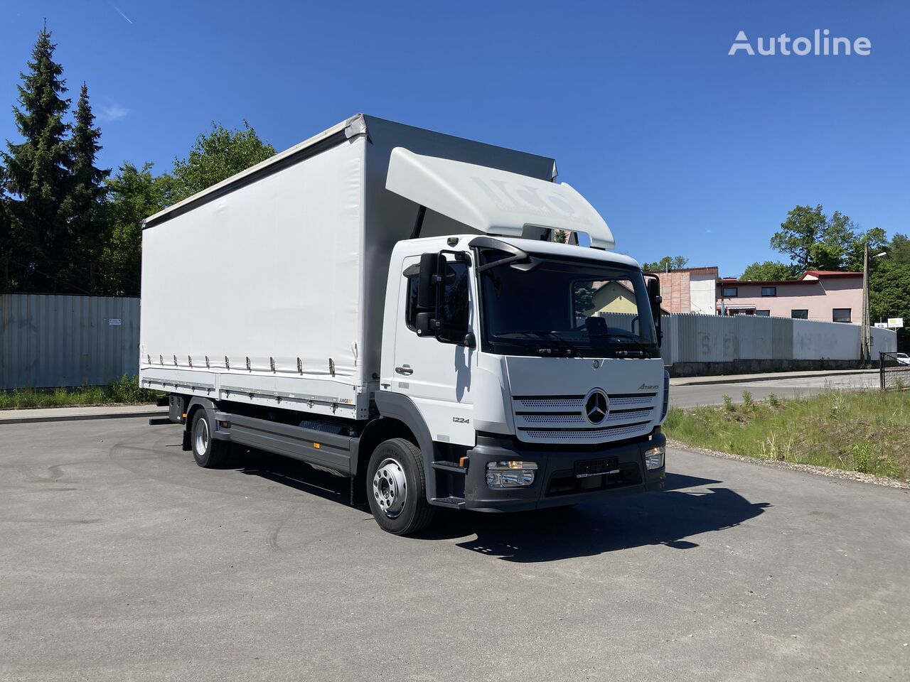 camion telonato Mercedes-Benz Atego 1224