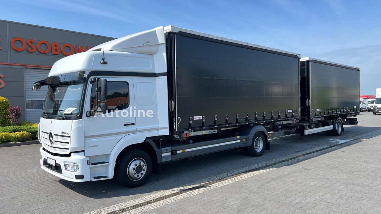 Mercedes-Benz Atego 1227 CURTAIN TILT BDF SWAP CHASSIS WECHSELFAHRGESTELL curtainsider truck - Autoline