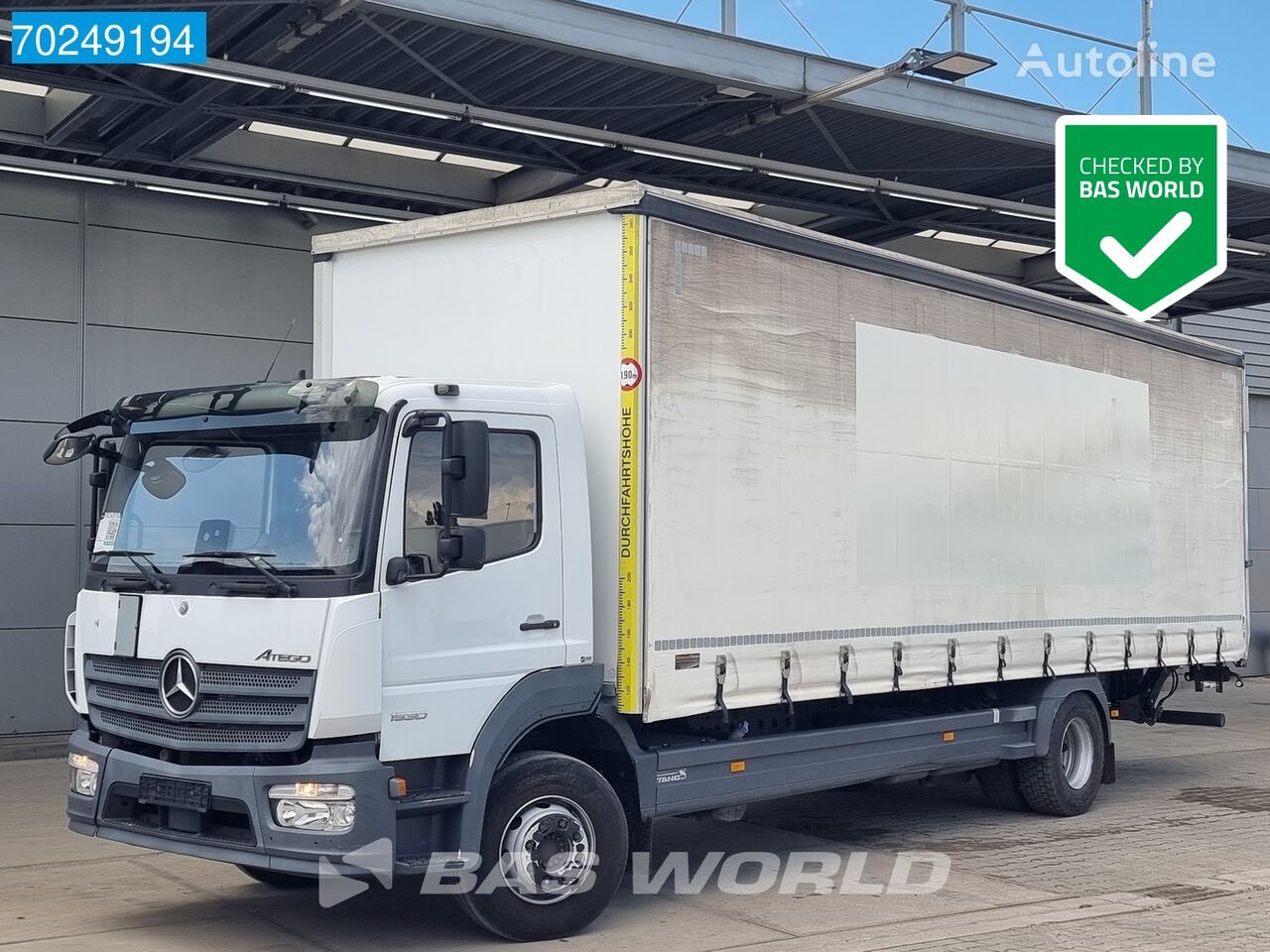 Mercedes-Benz Atego 1530 4X2 German Truck 15 Tons Euro 6 LBW schuifzeilen vrachtwagen