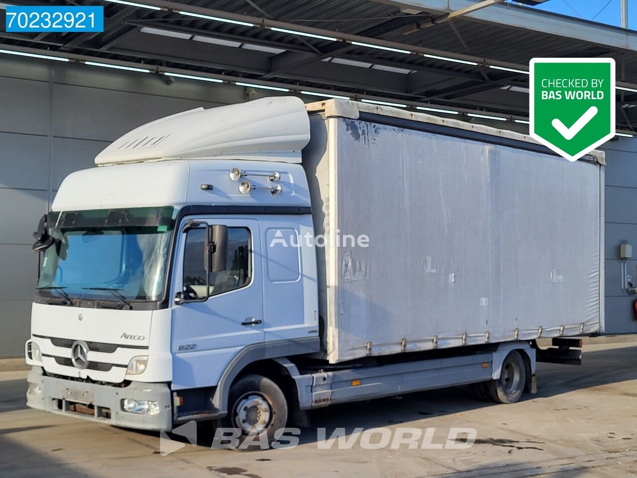 грузовик штора Mercedes-Benz Atego 822 4X2 Manual 2xTanks Euro 4