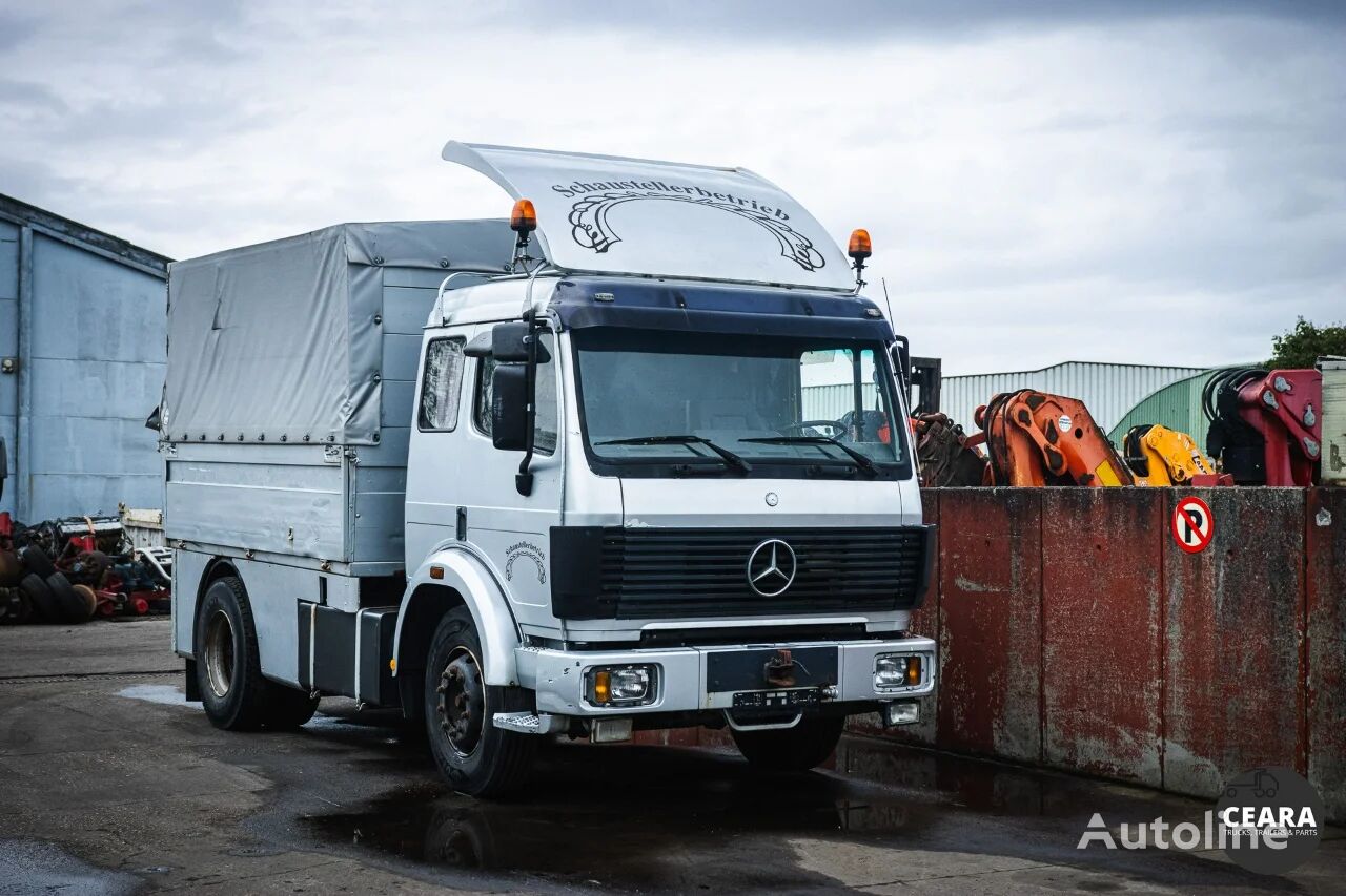 camion rideaux coulissants Mercedes-Benz SK 1722 Spring suspension