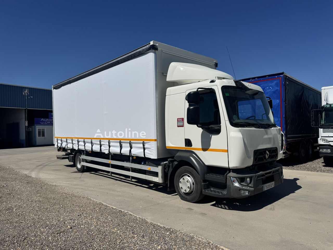 Camion rideaux coulissants Renault 240 CV. Tautilner 18 palets 12 toneladas - Autoline