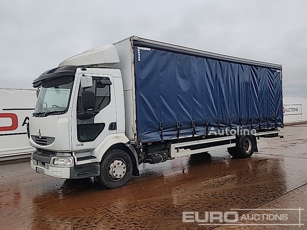 Renault 240DXI curtainsider truck