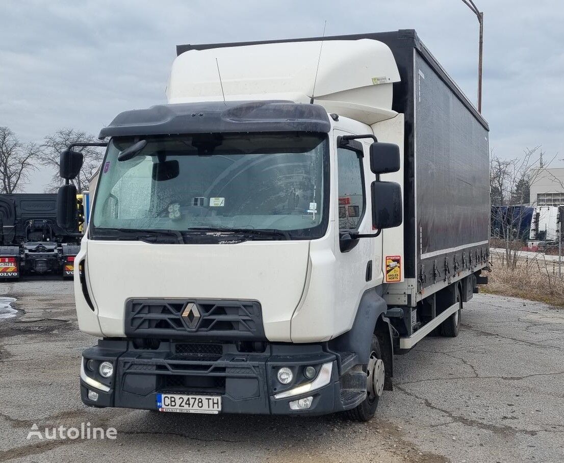 φορτηγό με καρότσα κουρτίνα Renault D 12