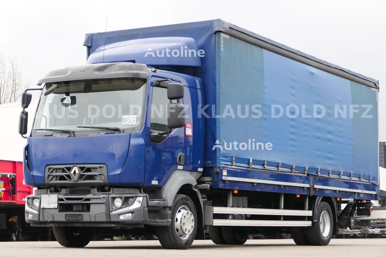Camion rideaux coulissants Renault D 13.280 P+P + Tail lift à vendre | Autoline BF Camion rideaux coulissants Renault D 13.280 P+P + Tail lift - Autoline