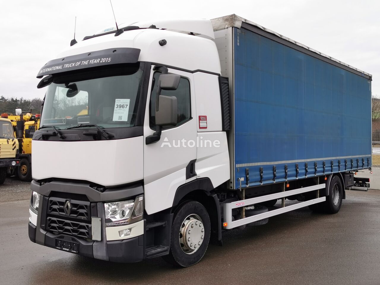 camion rideaux coulissants Renault DTI 11 380