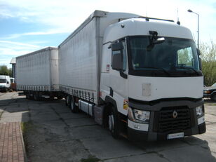 Renault GAMA  T  480 Schiebeplanen-LKW + Schiebeplanenanhänger