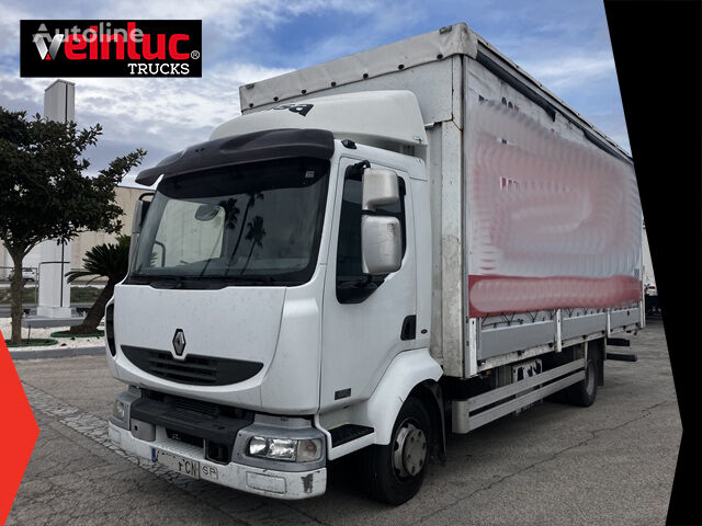 Camião com lona deslizante Renault MIDLUM 220.10 SEMITAUTLINER + TRAMPILLA - Autoline