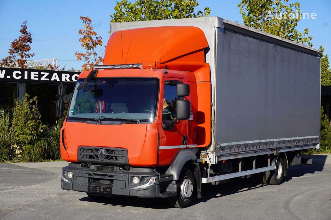 camion rideaux coulissants Renault Midlum 12.245 / dropside / sleeper / 18 pallets