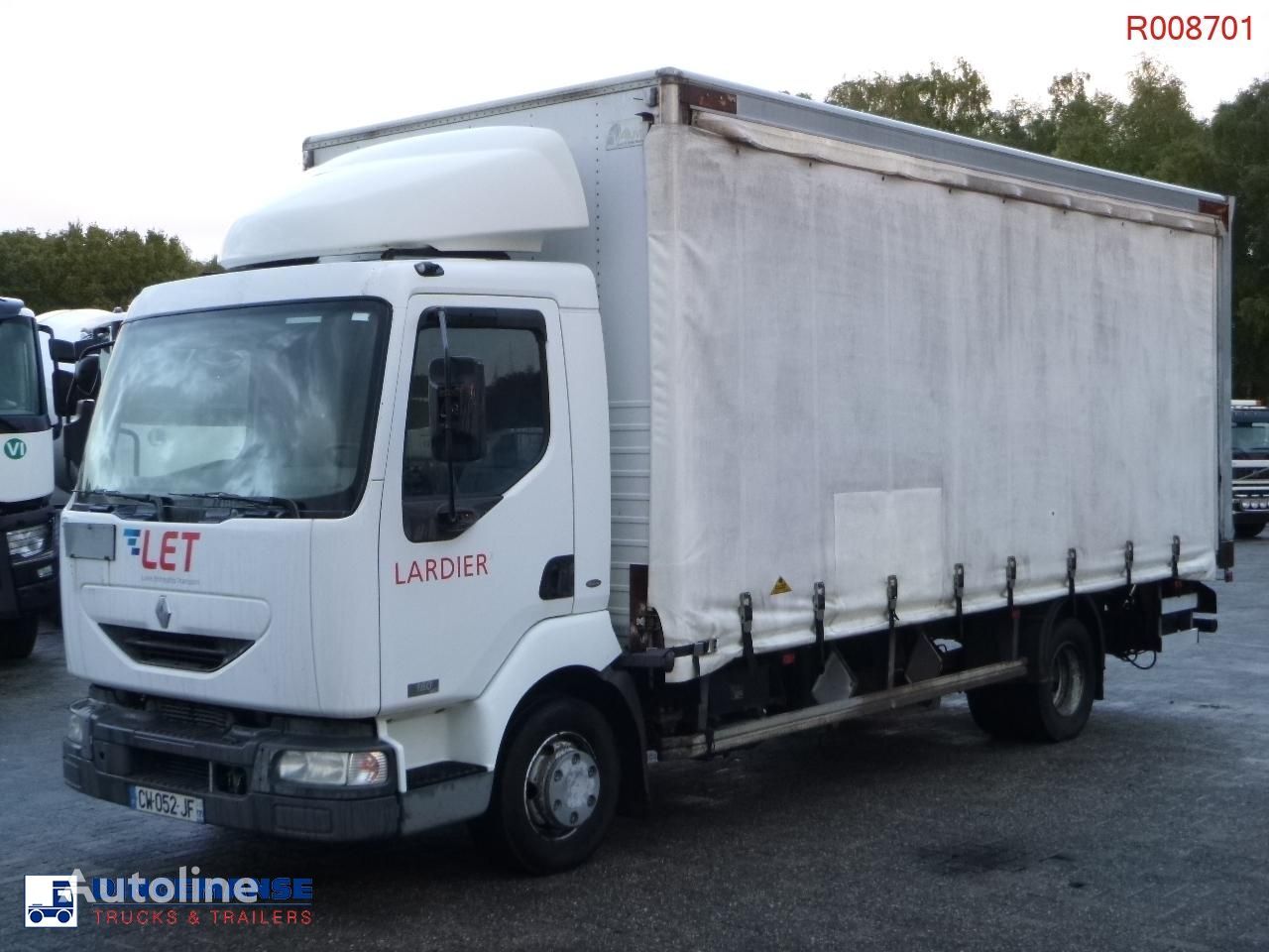 Renault Midlum 180 dci 4x2 curtain sider camión con lona corredera