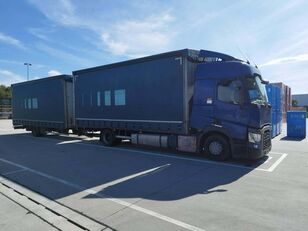 Renault T 430 cami&oacute;n con lona corredera + remolque con lona corredera