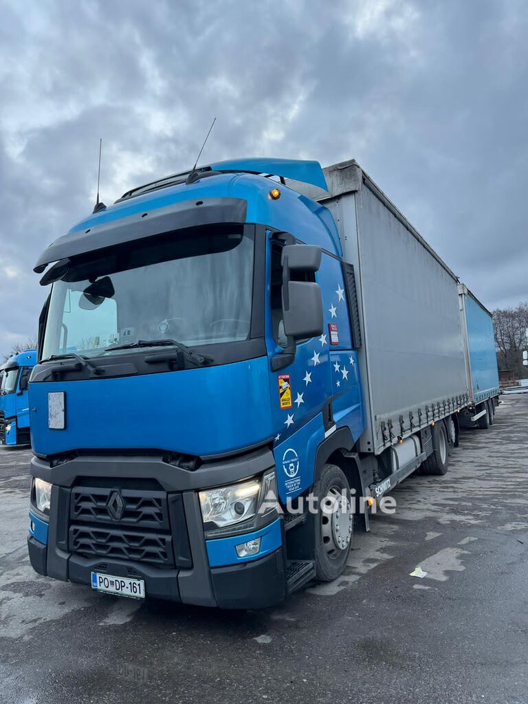 Renault T460 curtainsider truck