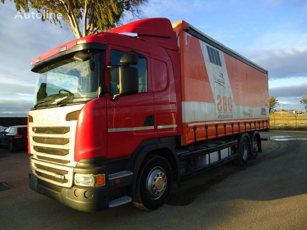 Scania G 440 curtainsider truck