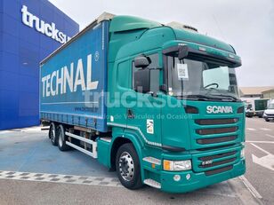 Scania G400 ejes 6x2*4 curtainsider truck