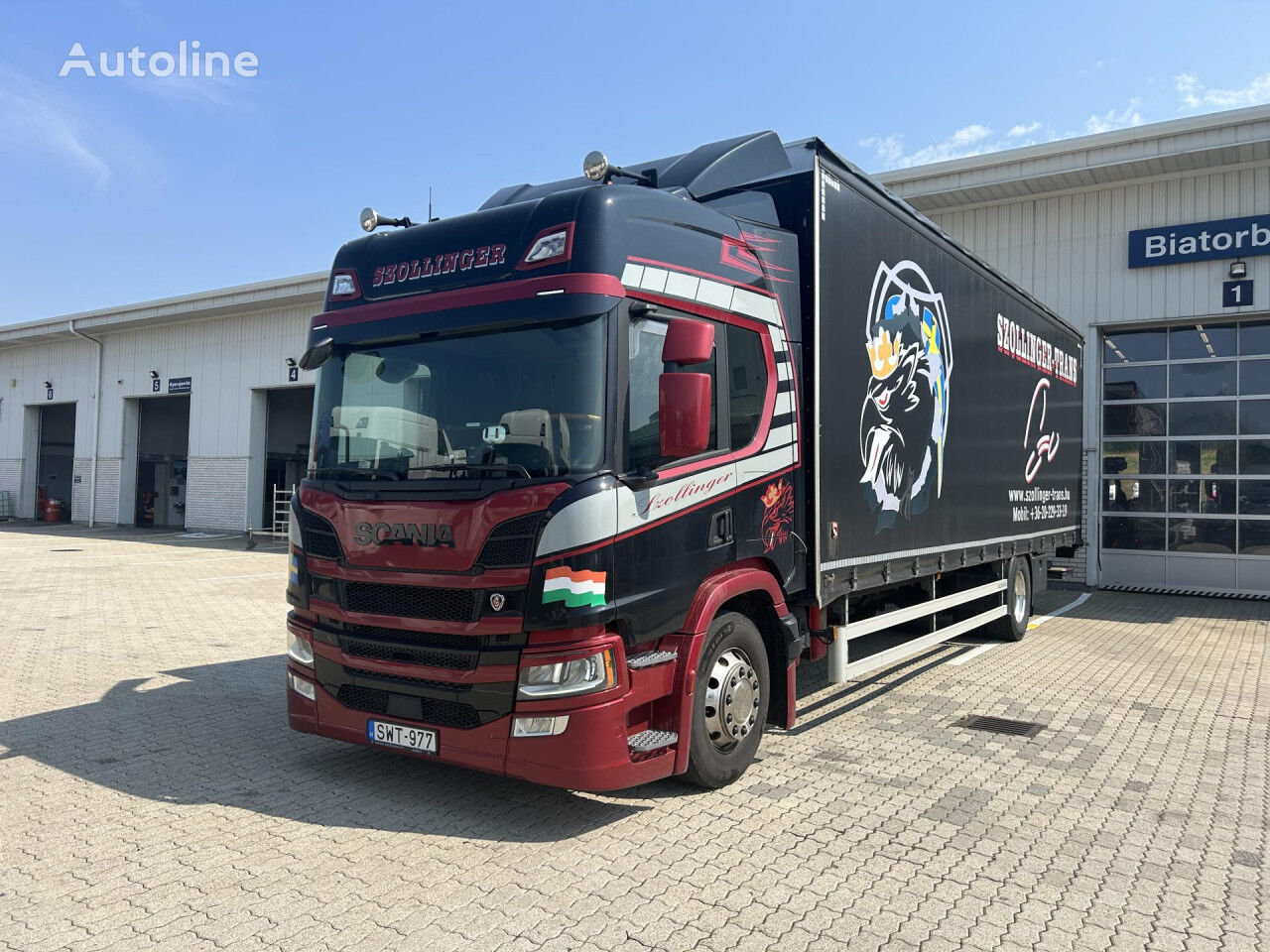 thùng kéo rèm cho xe tải Scania P 280 B4x2LA