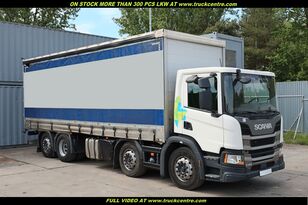 camion rideaux coulissants Scania P 360, 8x2, EURO 6, 23 PALLETS, ONLY 79.000 KM